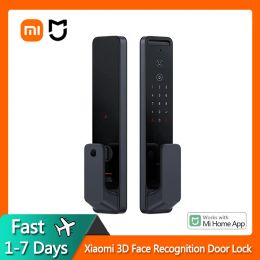 Produits Xiaomi Mijia Smart 3D Reconnaissance du visage Verrouille de porte 1S Scanner d'empreintes digitales Bluetooth Mot de passe Bluetooth Mot de passe Intelligent Home Door Lock