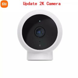 Produits Xiaomi Mijia Smart Camera Standard 2K 1296p 180 ° Angle 2,4g Wifi IR Vision nocturne Mihome App pour bébé maison / bureau