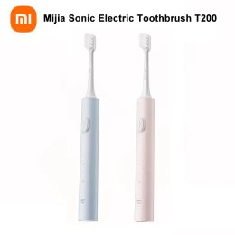 Producten Xiaomi Mijia Sonic Electric Tandborstel T200 Portable IPX7 Waterdicht oplaadbare tanden Blitsende ultrasone tanden Cleaner Brush