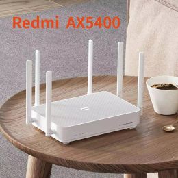 Producten Xiaomi Redmi WiFi Ax5400 Router Mesh System WiFi 6 Plus 4K QAM 160 MHz Hoge bandbreedte 512MB geheugen voor thuiswerk met Mijia -app