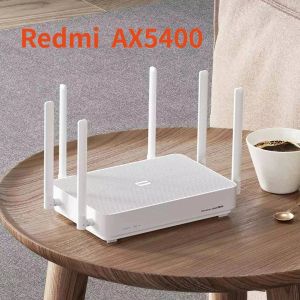 Produits Xiaomi Redmi WiFi AX5400 Router Mesh System WiFi 6 Plus 4K QAM 160MHz Bande passante haute 512 Mo pour le travail à domicile avec l'application Mijia