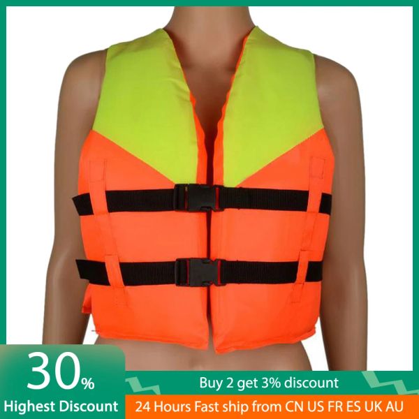 Produits Youth Kids Universal Polyester Veste de sauvetage Swimming Boating Ski Vest Swimming Children Veste de sauvetage orange Light Yellow