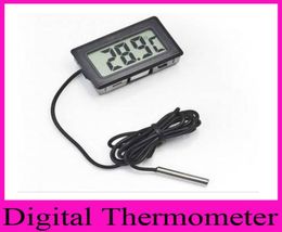 Mini sonde LCD numérique professionnelle Aquarium réfrigérateur zer thermomètre thermographe température pour réfrigérateur 50 110 degrés FY7595855