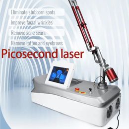 Traitement de pigmentation laser Pico Pico Pico Picoseconde Tatouage Retrait des taches d'âge Machine de retrait