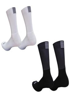 Profession Cycling Socks Pro Team Aero Comfortabele ademende anti -slip naadloze siliconen lopende sportfietssport9431607