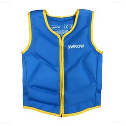 Profession veste adulte enfant gilet de sauvetage bateaux à moteur Kayak Surf Wakeboard radeau de pêche bateau natation RescueVest dérive sécurité 231228