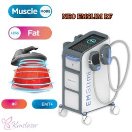 Stimulateur de renforcement musculaire de profession Perdre du poids 4 poignées amincissant le stimulateur de renforcement musculaire Tesla Em Slim Ems Neo / Ems Rf Sculpting Machine