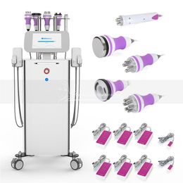 Beroep staande stijl 6 in 1 unoisetion cavitatie 2.0 ultrasone vacuüm 3D slim rf photon lichaam afslanken schoonheidssalon machine