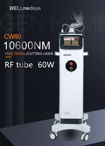 Professionnel 1060nm CO2 Fractional Laser Resurfaçage de la peau Vergetures Élimination des cicatrices cutanées Supprimer la machine de serrage vaginal avec émetteur laser cohérent