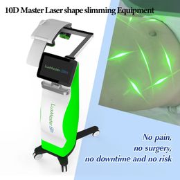 Professionnel 10D Maxlipo Laser Lipo Fat Repoval Machine Body Sinmming Green Light Traitement