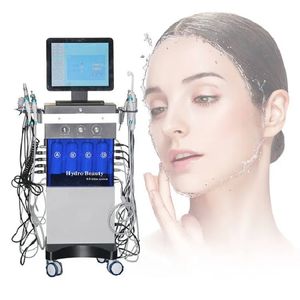 Professionele 14 in 1 Oxygen Facial Dermabrasion Machine Serum-geïnfundeerde microdermabrasie voor diepe reiniging Huidverzorging en waterdermabrasie voor salon