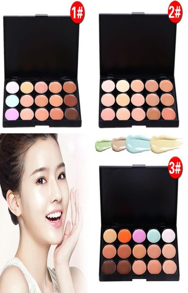 Professionnel 15 couleurs Correcteur Fondation Contour Face Palette de maquillage Cream Palette pour la fête Mariage Daily Makeup Makeup Contour P3072806