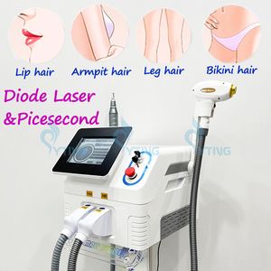 Picosecond machine 808 diode laserhaar tattoo verwijdering Q schakelaar pico laser schoonheidsapparatuur