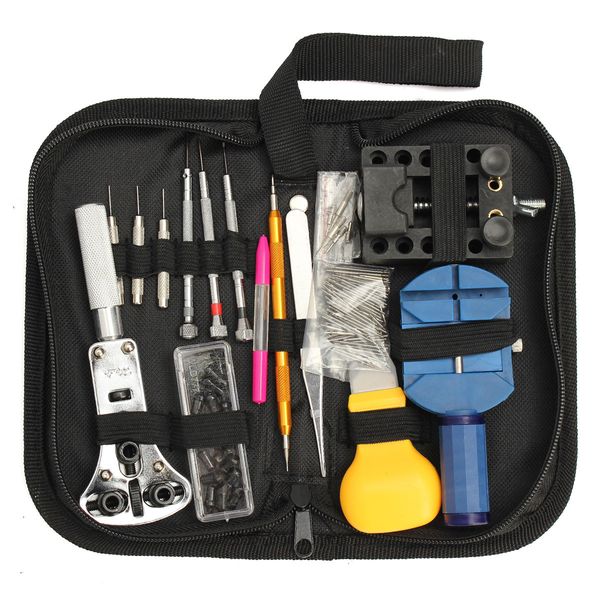 Kit d'outils de réparation de montre professionnel 20 pièces avec étui outils de montre s'appliquent au problème général de la montre pour horloger YD0115