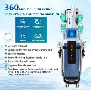 Machine professionnelle minceur 2000watt 5 poignée cryo 800W vide ultrasonique lipo perte de poids laser graisse congélation machine de beauté taxes gratuites sans frais supplémentaires