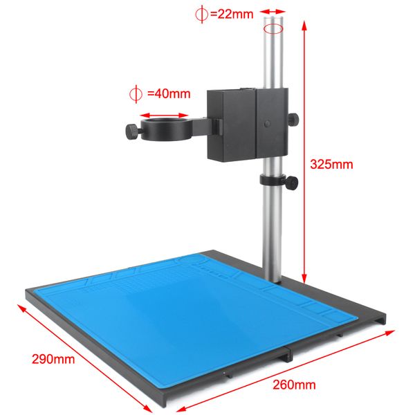 Cámara de microscopio monocular de video digital de Video HDMI de 2k HDMI zoom 130X C-montaje C para soldadura de reparación de teléfonos móviles