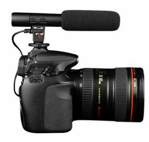 Professionnel 3 5 mm Digital Talk Video Enregistrement Microphone Interview Hifi HD Sound Mic Microphone DSLR Battery Camera Mic8924659