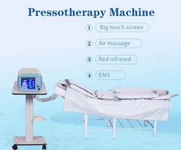 Máquina de presoterapia de masaje de presoterapia infrarroja profesional 3 en 1 para adelgazar el cuerpo