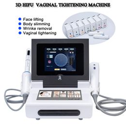 Professional 3 in 1 Hifu vaginale verjongingsmachine gezicht tillend lichaam afslanke anti -verouderende schoonheidssalon apparatuur 3D