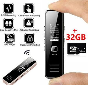 Professionele 32GB Digitale Voice Recorder Multifunctionele Mini Audio Opname Pen Flash Drive Disk Pen MP3 Speler USB Dictafoon apparaat Voor Vergadering Klas Kantoor