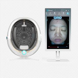 Analizador de prueba de piel 3D profesional, 21,5 pulgadas, escáner Facial, análisis de acné, análisis de pigmentación, dispositivo de belleza