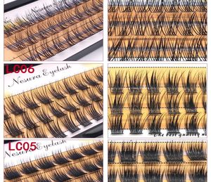 Cils segmentés 3D professionnels L05 Naturel épais long Fluffy Single Cluster entier Faux Cils Premade Volume Fans Indivi1559132