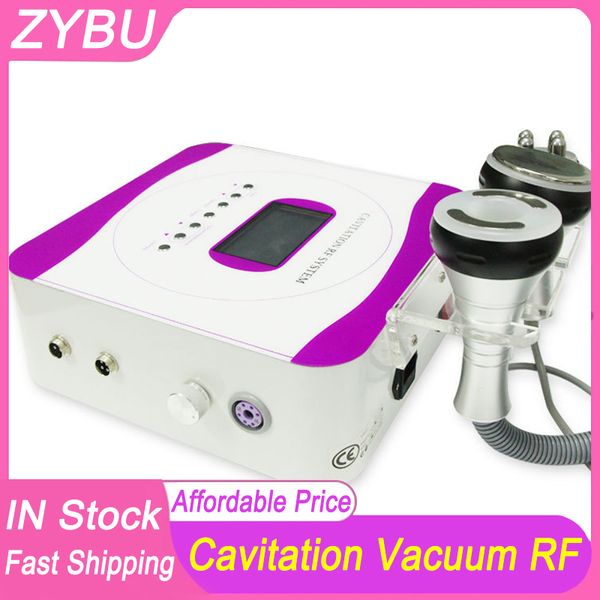 Professionnel 3 en 1 Fat Cavitation RF Meilleur RF 40k Ultrasons Rapide Minceur Corps Masseur Cavitation Vide Lipo Aspiration Corps Façonnage Sculpture Poids Réduire Machine