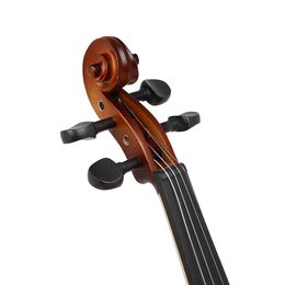 Professionele 4/4 Viole akoestisch solide hout retro Matte Violino Basswood viool met case bow Beginners Musical Instrument Gift