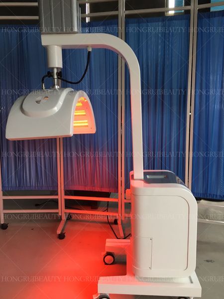Professionnel 4 couleurs photothérapie pdt led machine de luminothérapie salon utilisation médicale bio lumière rouge bleu jaune réparation de la peau anti-inflammation dispositif de suppression de l'acné