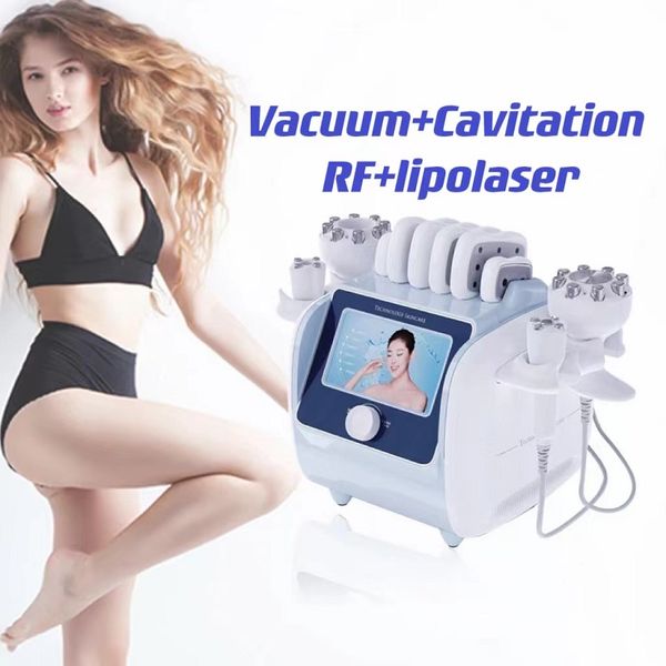 Professionnel 5 en 1 lipo laser élimination des rides RF 40Khz ultrasons cavitation sous vide perte de poids dissolvant la machine de mise en forme