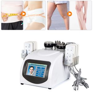 Professionnel 6 en 1 40k Cavitation ultrasonique Minceur Pressothérapie sous vide RF 8 tampons Brûler Laser Lipo Diode LLLT Perte de poids SPA Machine de mise en forme du corps