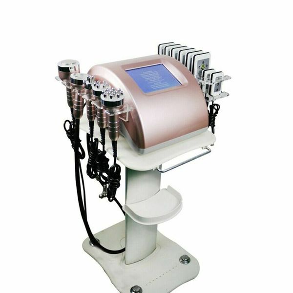 6 en 1 Cavitation ultrasonique minceur machine Lipolaser RF massage sous vide lipo laser poids élimination des rides soins de la peau équipement de beauté