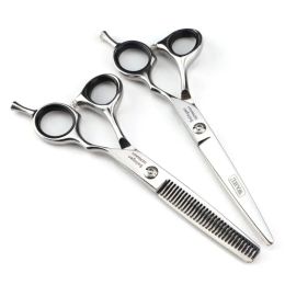 Professionele 6 inch haarschaar dunner wordende kapper knippen haar schaar schaargereedschap kappersschaar voor salon haarstyling