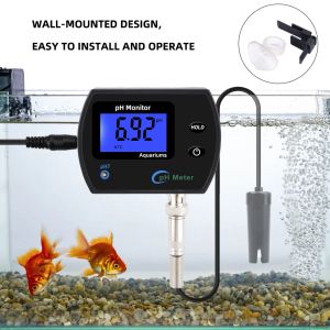 Professionele nauwkeurige pH-meter Aquarium Multi-parameter Digitale waterkwaliteit Monitor Water Tester Acidometer Hydroponics Tool