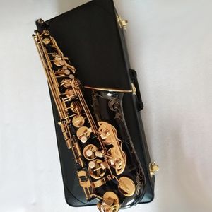 Saxophone alto professionnel e-flat, clé en or noir, modèle classique 82Z, instrument de jazz