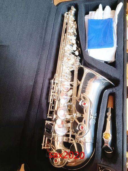 Saxophone alto professionnel original YAS-82Z un à un modèle de structure laiton plaqué argent bouton coquille alto Sax instrument de musique avec étui