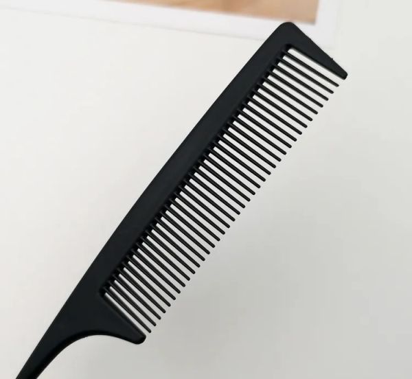 Peigne à queue de rat antistatique professionnel salon en métal utiliser brosse à cheveux coiffure outil de beauté mode
