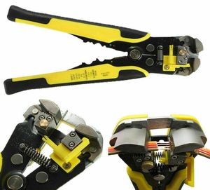 Professionele Automatische Draadstriper Cutter Stripper Crimper Tang 5 in 1 Multifunctionele Wire Stripper Shear krimptang Elect8364555