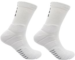 Chaussettes de basket-ball professionnelles Men039 Stocks Midtube Hightop épaissis de serviette à fond réelle Pression Sport Sport Brea1461168