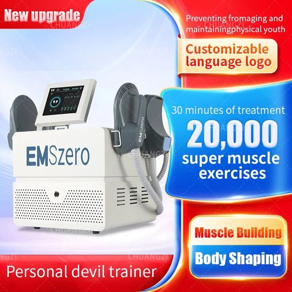 Articles de beauté professionnels HI-EMT Stimulateur Machine Emszero à l'entraîneur musculaire électromagnétique Équipement de beauté EMT Body Sculpting Shaping