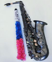 Profesional mejor calidad A-992 Alto Saxófono E-Flat negro Sax de boquilla Alto Ligature Instrumento musical