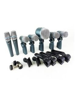 Professional Beta DMK7XLR DMK7 Wired Microphone Kit 7 Drum Handheld MIC's met 2 BetA57A 4 Beta56A 1 Beta52A1831498