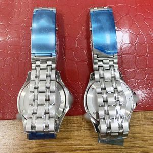 Professioneel horloge met blauwe wijzerplaat, automatisch uurwerk, herenhorloges 00-7 met retailpakket Dropship2294
