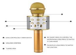 Professionele Bluetooth Wireless Microphone -luidspreker Handheld Microfoon Karaoke Mic Music Player Singing Recorder KTV Microfoon NE4970600