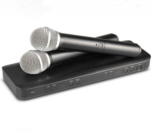 BLX288 BLX288 Microphone sans fil UHF Système de karphone double micro, émetteur à main pour étage DJ KTV6090151