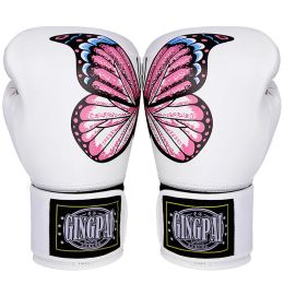 Gants de boxe professionnels femmes boxe thaïlandaise combattant sanda sanda mma muay gants karaté pour les enfants adolescents formation de forme physique