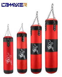 Saco de boxe profissional treinamento fitness com pendurado pontapé saco de areia adultos ginásio exercício vazio pesado boxe bag2723538