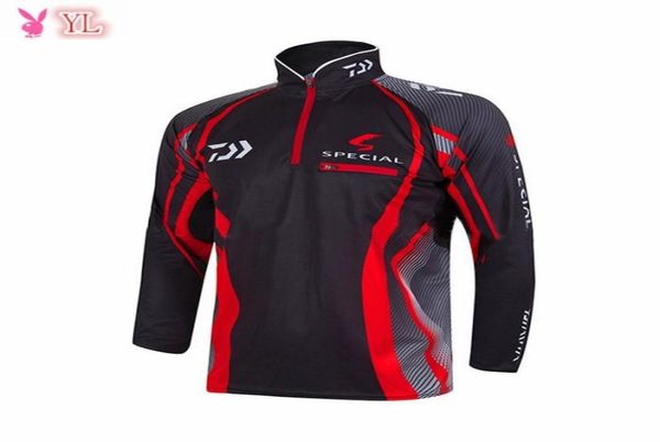 Ropa de pesca de marca profesional 2016 Nueva camisa de pesca Daiwa transpirable de secado rápido AntiUV ropa de pesca de manga larga C181114098000385