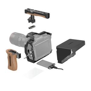 Kit complet de cage de caméra professionnelle avec poignée OTAN pour accessoire BMPCC 6K Pro