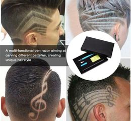 Ciseaux de cheveux de la barbe de la barbe professionnelle Rasse-t-ondes Razor Screve stylo tatouage tatouage coiffeur coiffeur ciseaux9892777